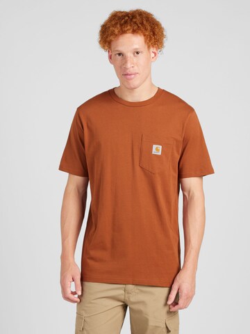 ruda Carhartt WIP Marškinėliai: priekis