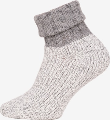 HomeOfSocks Socks 'HOS459' in Grey: front