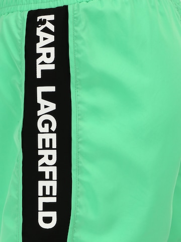 Karl Lagerfeld Uimashortsit värissä vihreä
