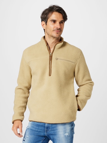 Only & Sons Pullover 'HOUSTON' in Braun: predná strana