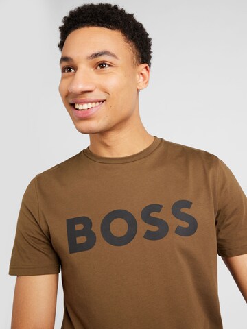 BOSS Shirt 'Thinking 1' in Green