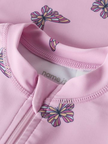 NAME IT Προστασία UV 'NMFZIPPA' σε ροζ