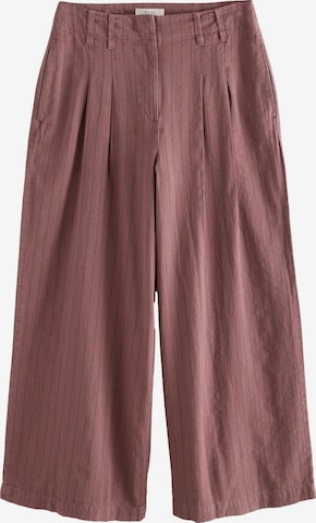 purpurinė Next Plačios klešnės Kelnės: priekis