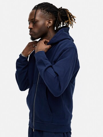 Daily Cotton Sweatjacke 'DCBEND'‌‌‌‌‌‌‌‌‌ in Blau