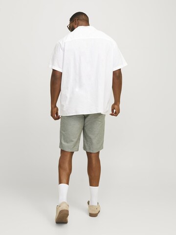 Jack & Jones Plus regular Lærredsbukser 'JPSTAce JJSummer' i grå