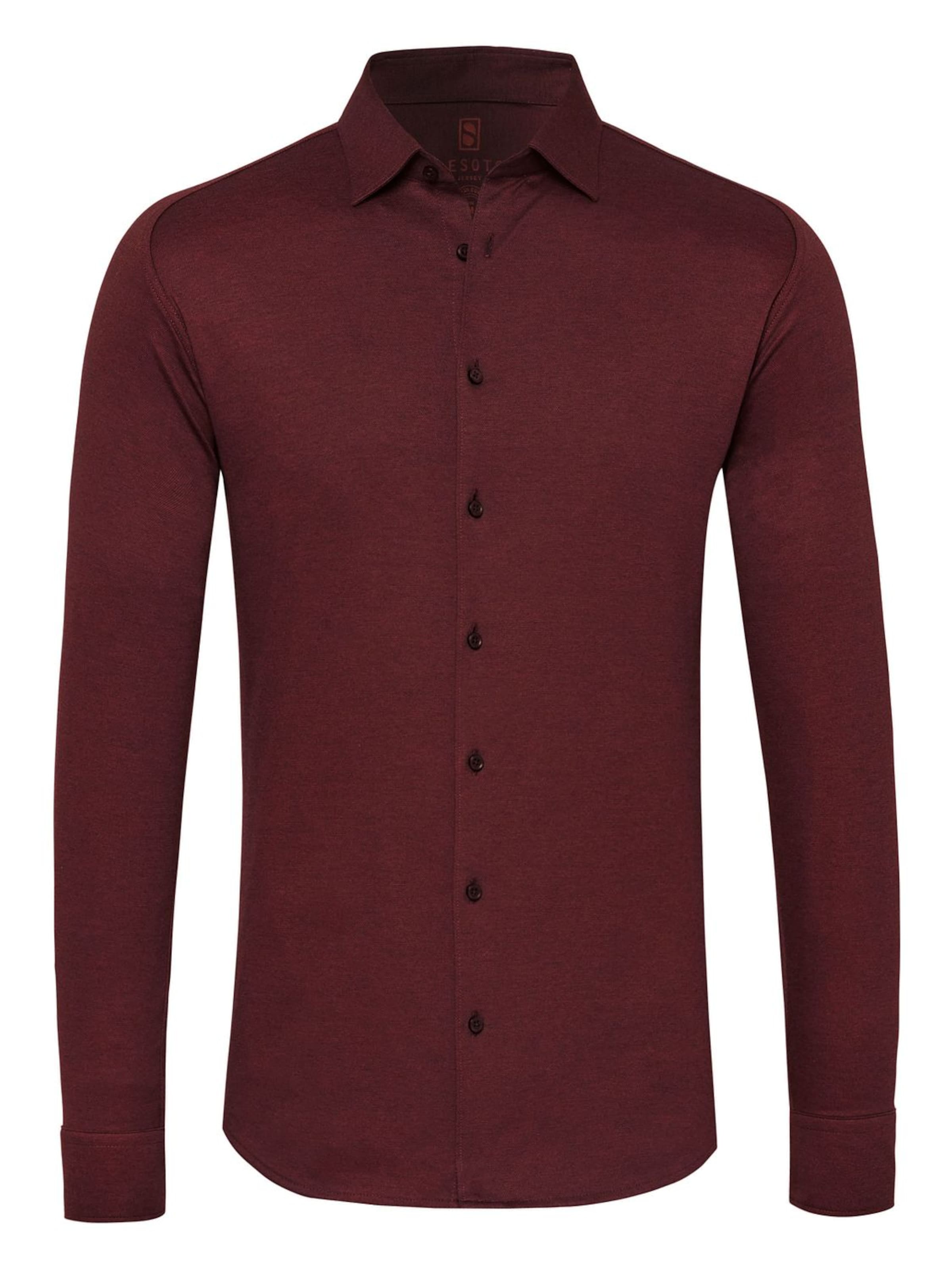 DESOTO Button Up Shirt 'Modern Kent' in Red: front