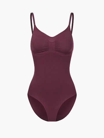 creamy Shapingbody 'Bodysuit Sculpting Shapewear mit Slip' in Rot: Vorderseite