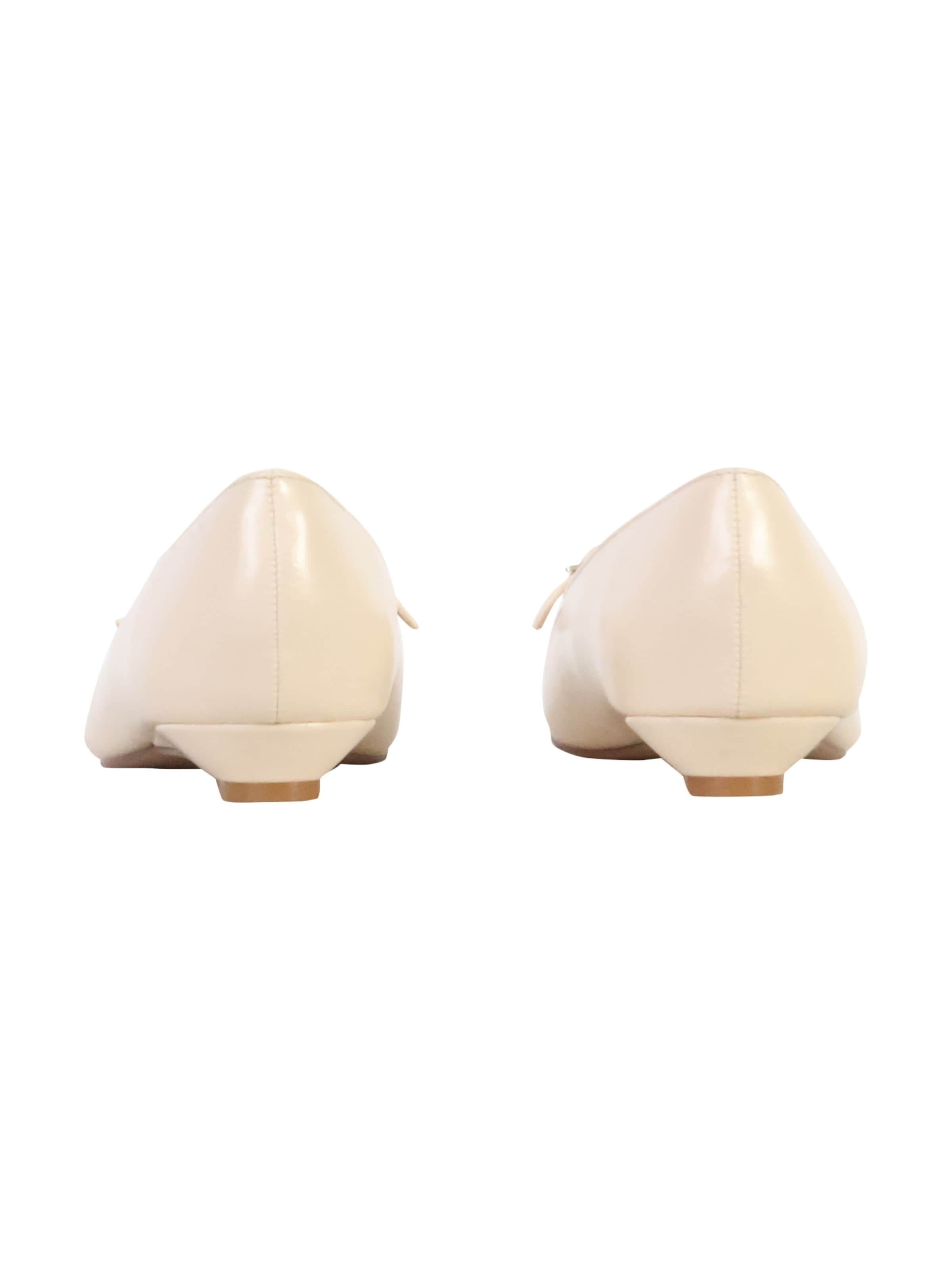 Super Mode Ballet Flats 'Ballerinas mit Absatz' in Beige