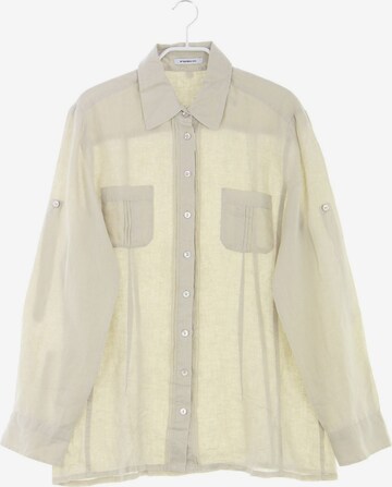 Public Leinen-Bluse L in Beige: predná strana