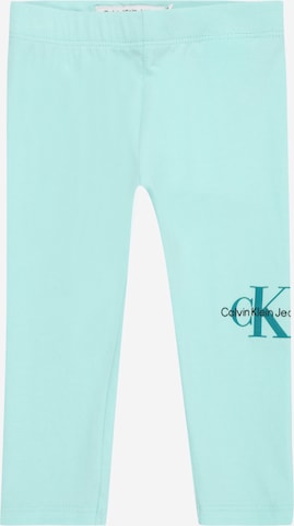 Calvin Klein Jeans Skinny Leggings in Groen: voorkant