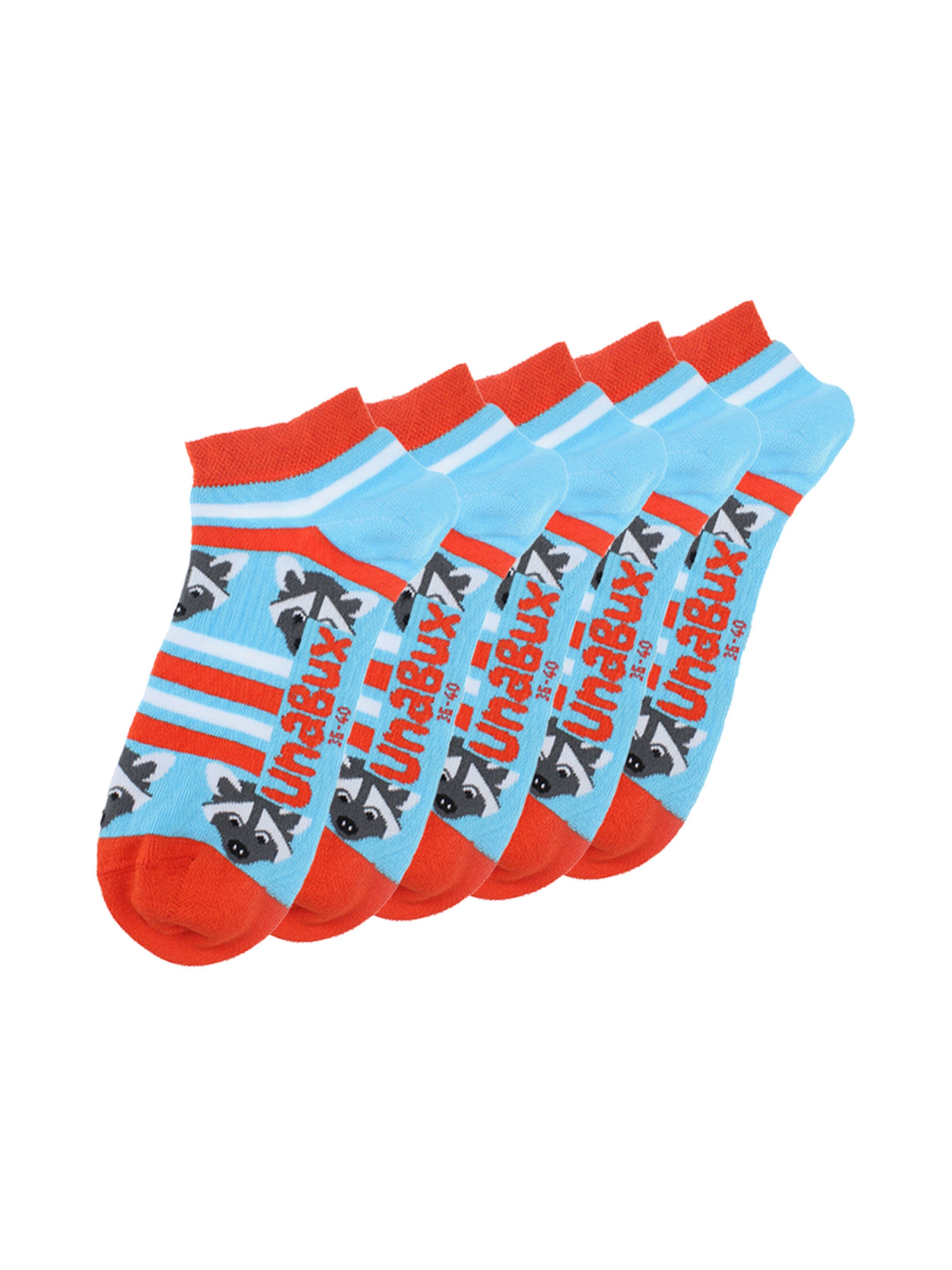 Chaussettes UNABUX en bleu : devant