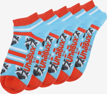 Chaussettes UNABUX en bleu : devant
