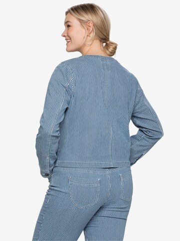 SHEEGO Jeansjacke in Blau