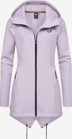 Veste de survêtement 'Wingi' Ragwear en violet : devant