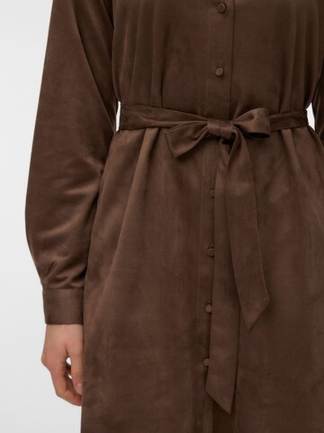 VERO MODA - Vestido camisero 'VMKatty' en marrón