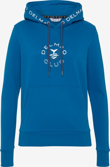 DELMAO Sweatshirt in blau / schwarz / weiß, Produktansicht