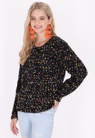 IZIA - Jersey en negro: frente