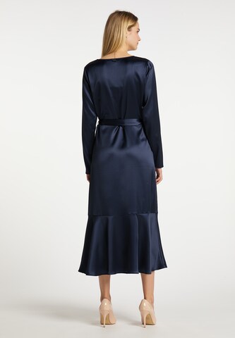 DreiMaster Klassik Košeľové šaty - Modrá