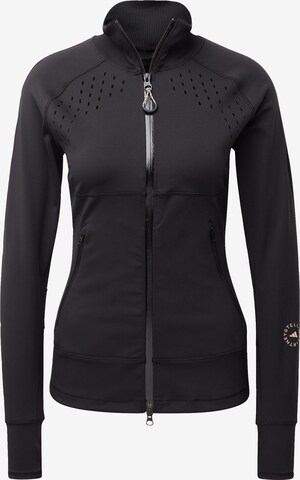 adidas by Stella McCartney Trainingsjacke in Black: front