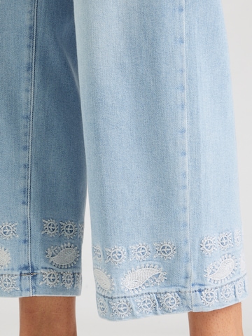 MORE & MORE Wide leg Jeans in Blauw