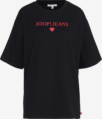 Joop Jeans - Camisa de pijama ' After Dark Loose Fit ' em preto: frente