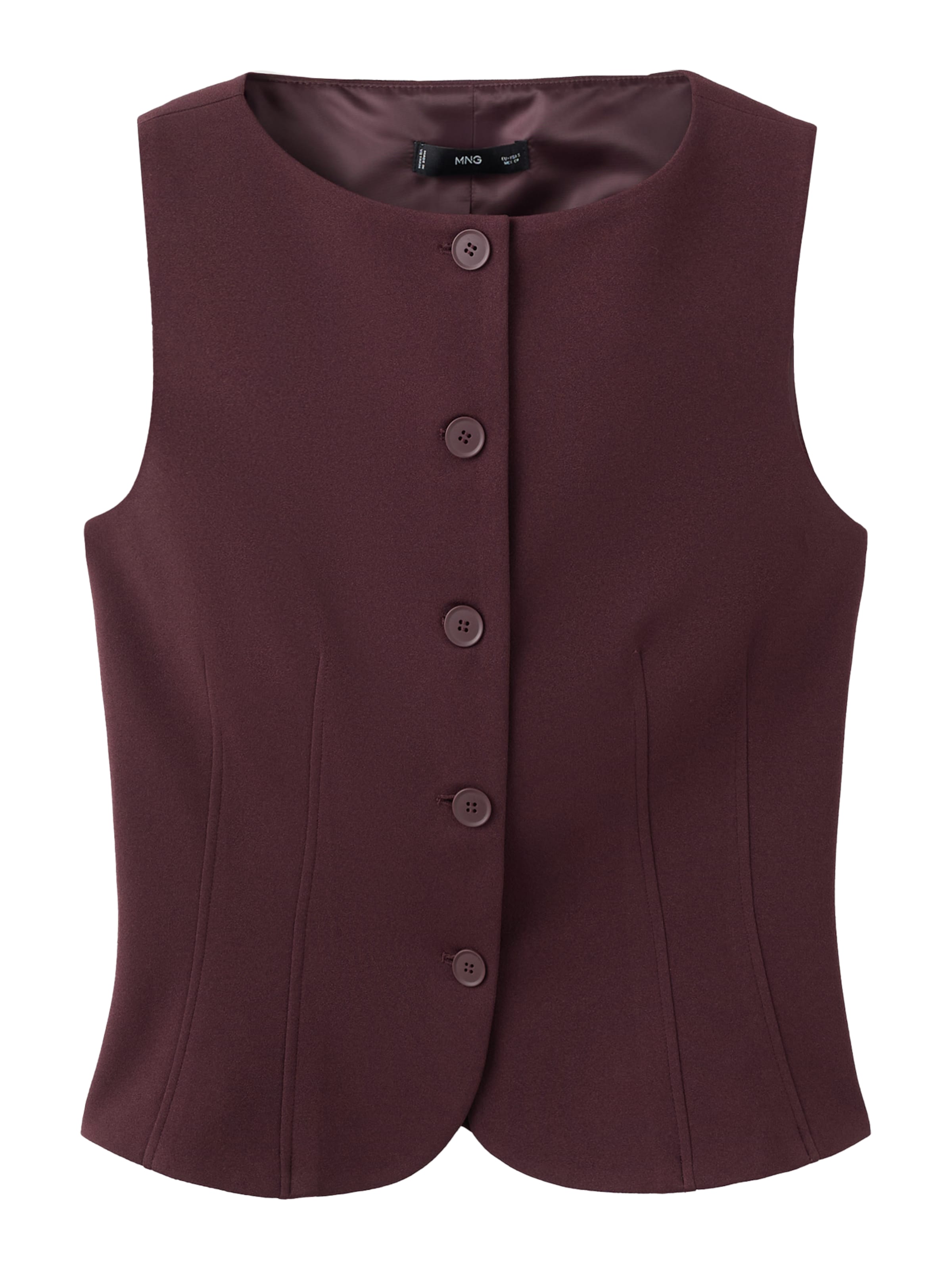 MANGO Мъжка елек за костюм 'AVAY' в бордо, Преглед на продукта