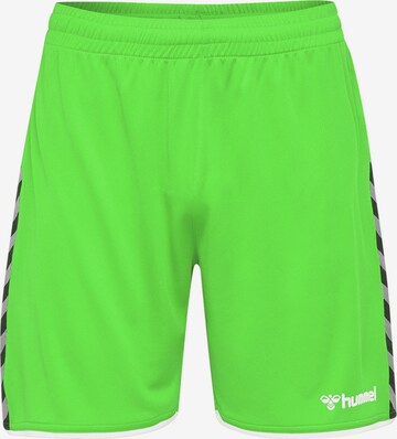 Hummel - Calças de desporto em verde: frente