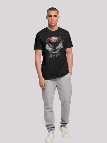 T-Shirt 'Basketball Adler' F4NT4STIC en noir