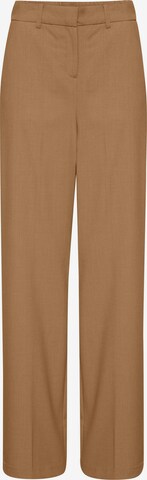 b.young Pleated Pants 'DANTA ' in Brown: front