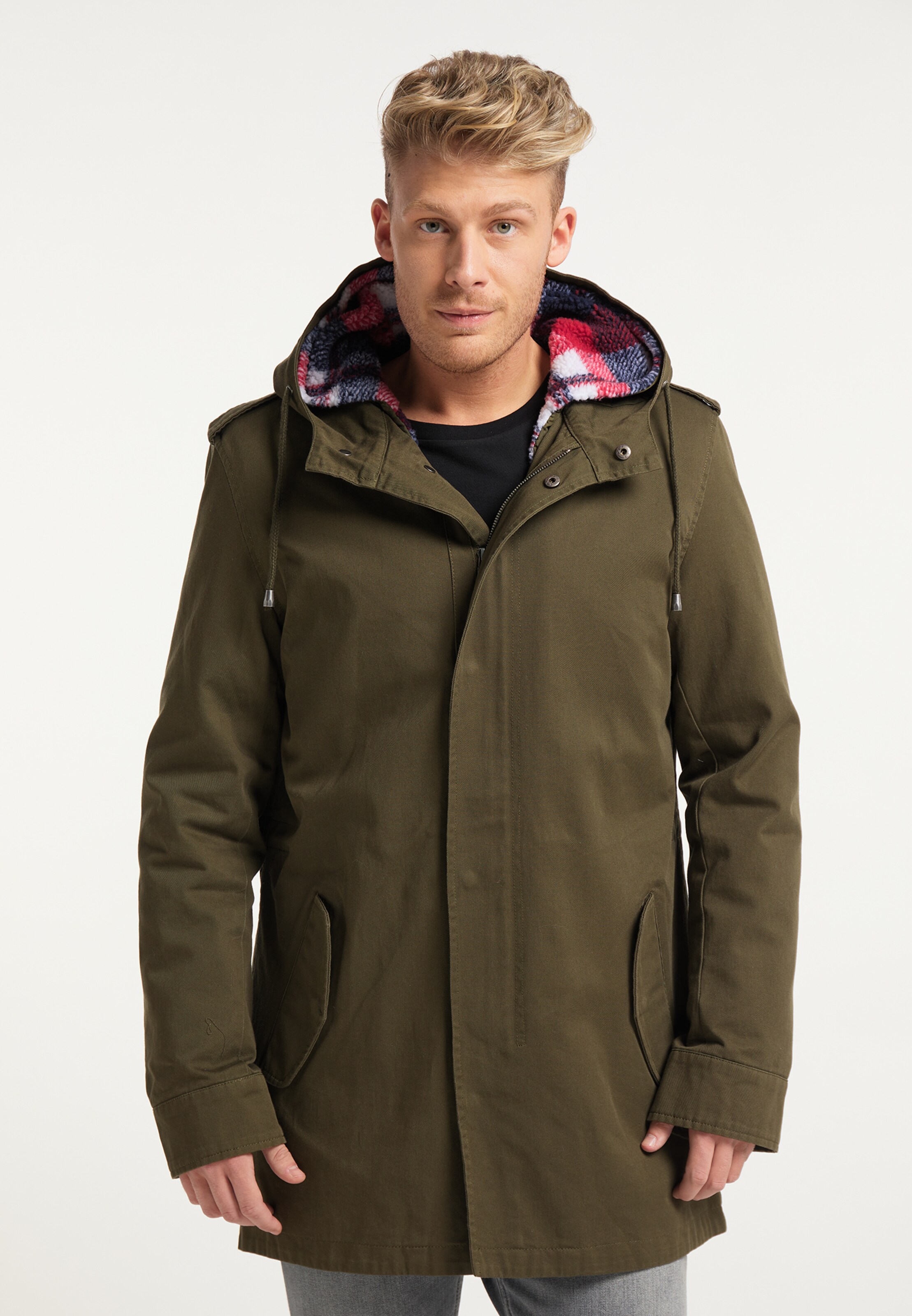 Männer Mäntel MO Mantel in Khaki - QS62725 Männer Mäntel MO Mantel in Khaki - QS62725