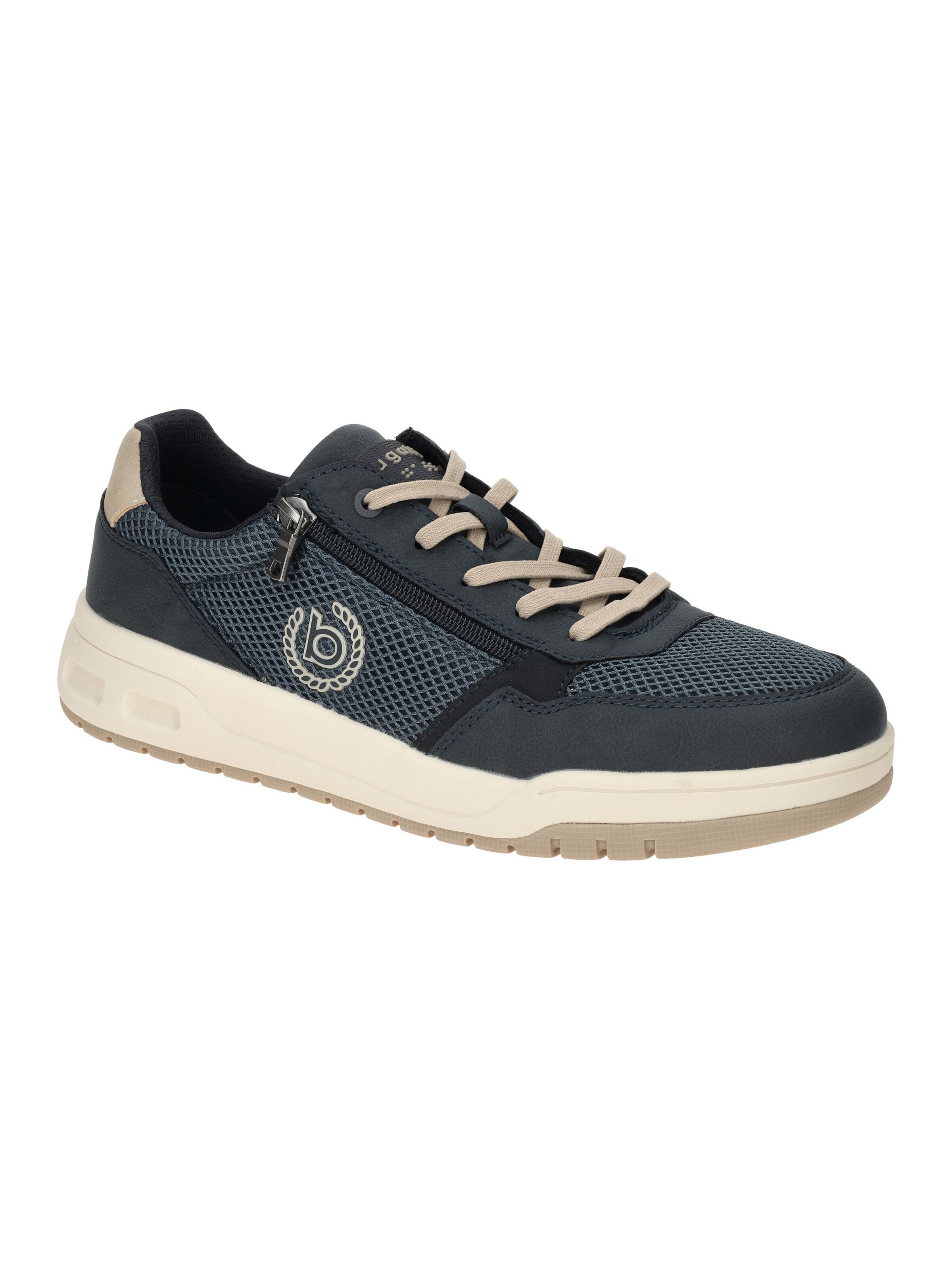 bugatti Lace-Up Shoes 'bugatti Celeris Schuhe Sneakers blau Vegan ASF01' in Blue: front