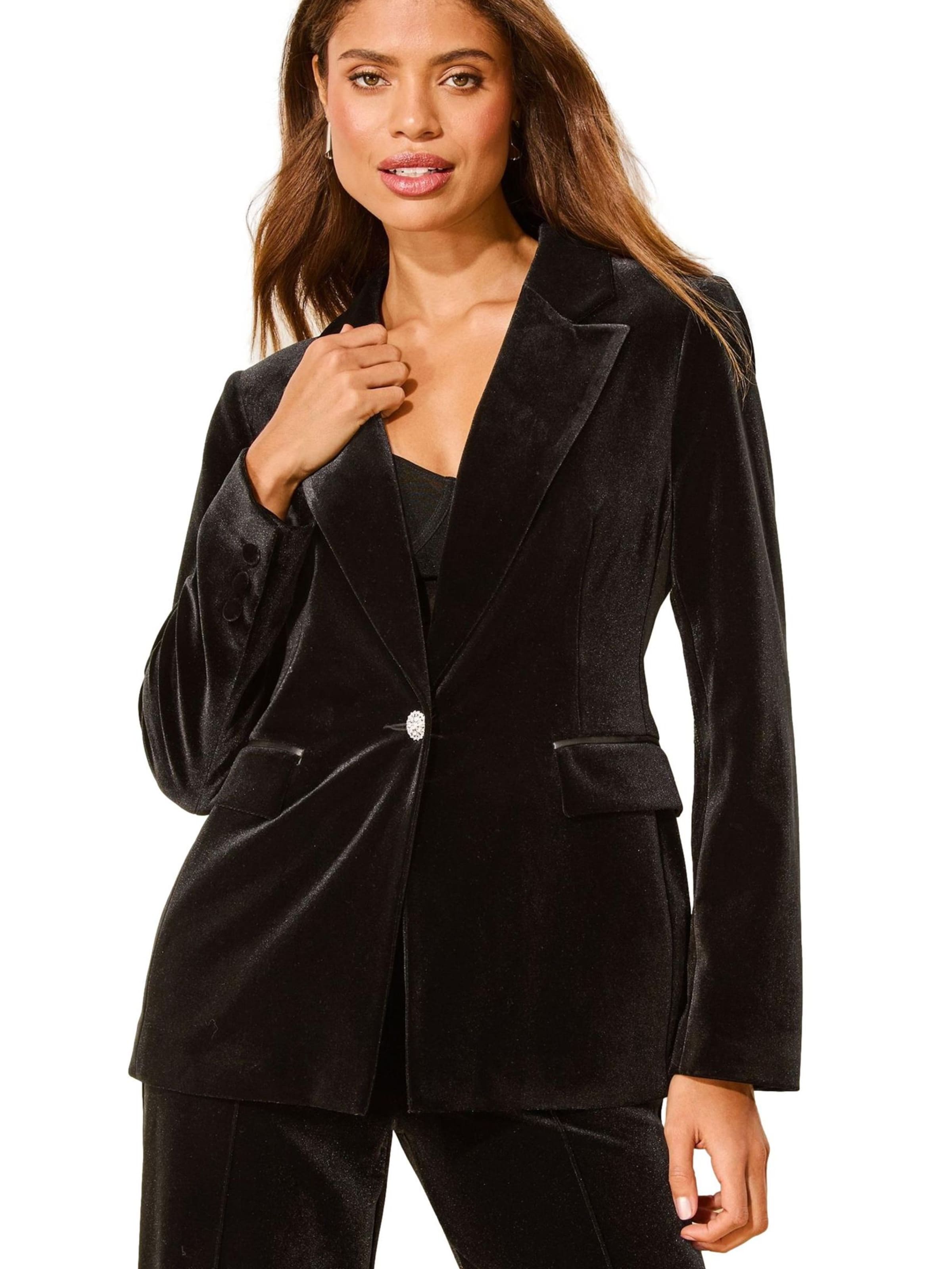 Lipsy Μπλέιζερ σε μαύρο: μπροστά