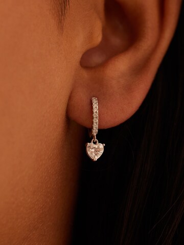 Lucardi Oorbellen in Zilver: voorkant