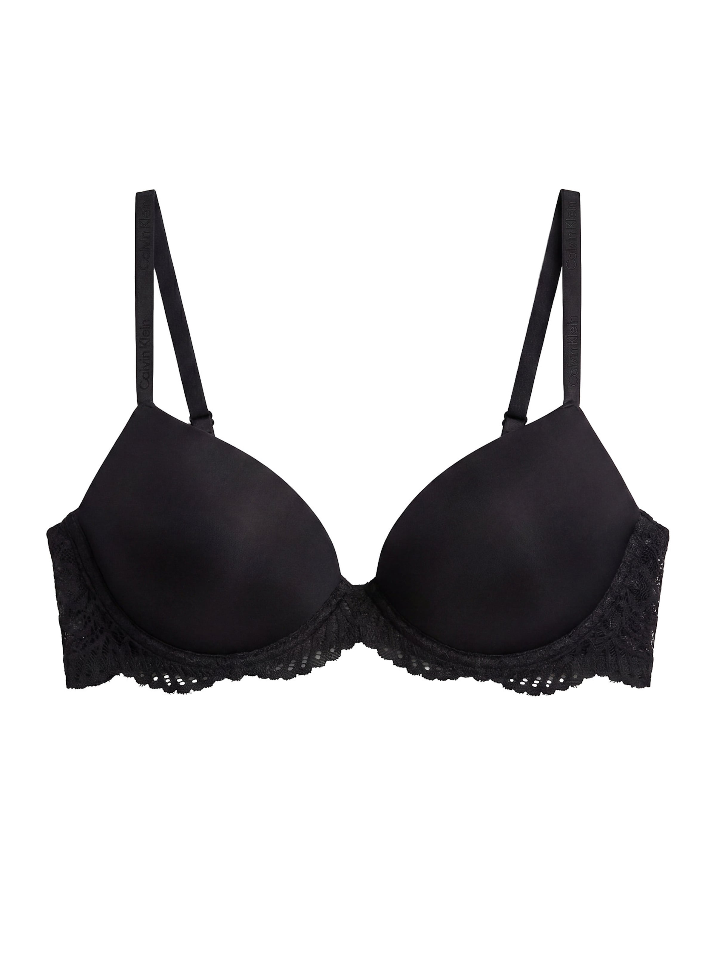 Classique Soutien-gorge 'Perfectly Fit' Calvin Klein en noir : devant