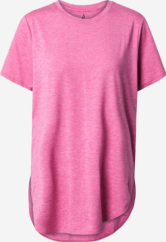 T-shirt fonctionnel SKECHERS en rose : devant