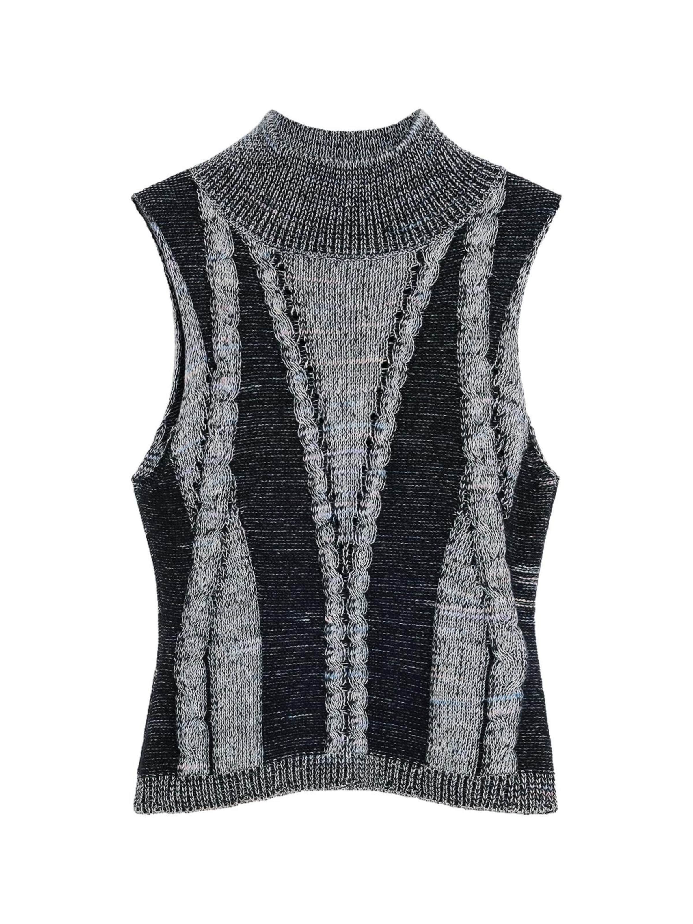 Pull-over Desigual en noir : devant