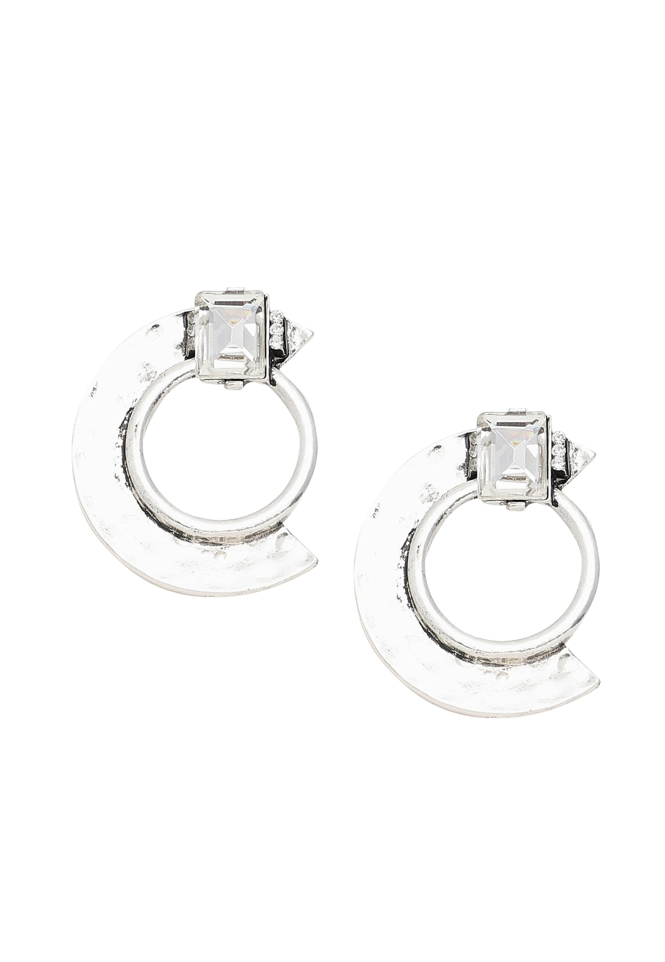 SOHI Серьги в Серебристый: спереди