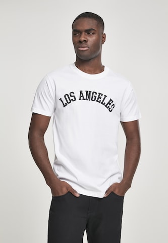 T-Shirt Mister Tee en blanc : devant