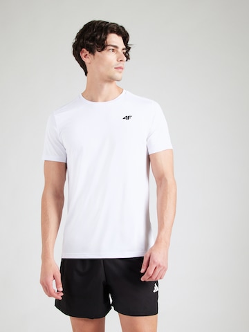 Maglia funzionale di 4F in bianco: frontale