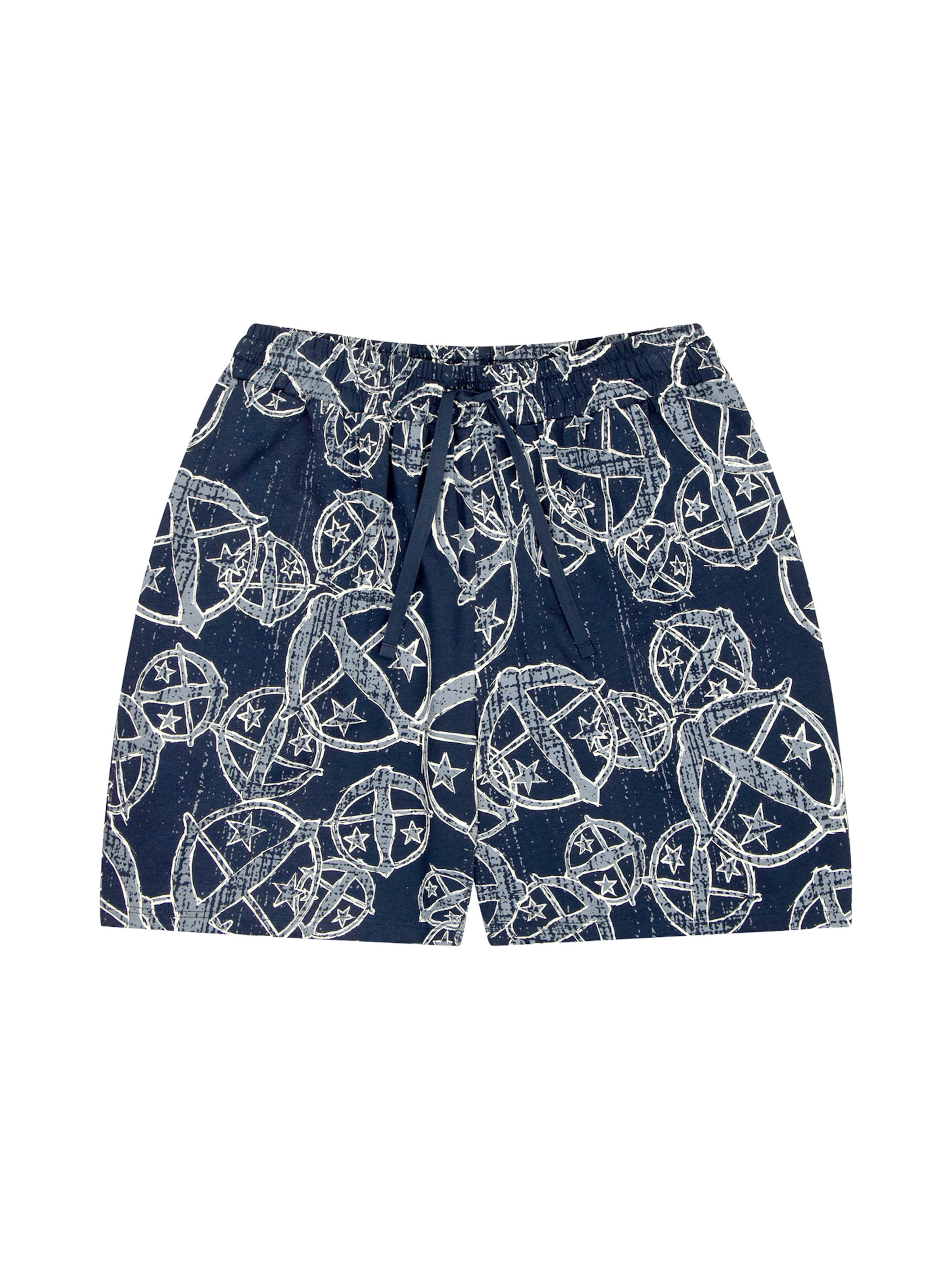 Pantalon de pyjama ' SCHIESSER 150 YEARS ' SCHIESSER en bleu : devant