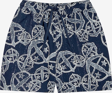 Pantalon de pyjama ' SCHIESSER 150 YEARS ' SCHIESSER en bleu : devant