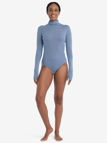 ICEBREAKER Athletic Bodysuit 'Queens' in Blue