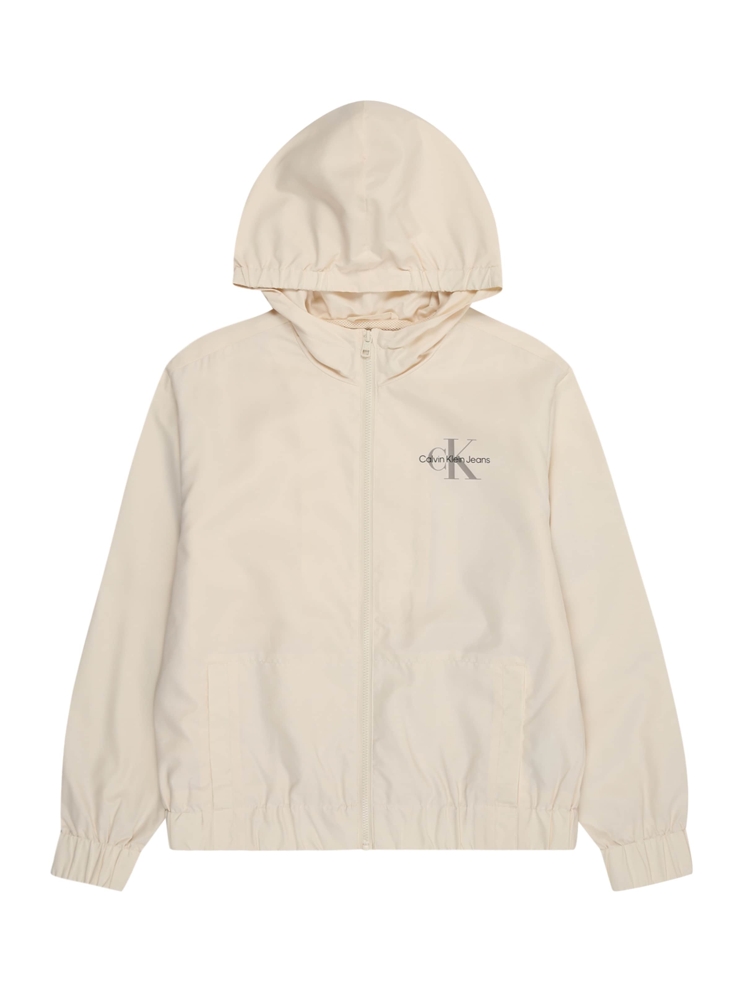 Calvin Klein Jeans - Casaco meia-estação 'Essential' em bege: frente