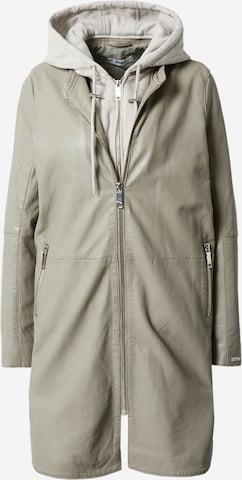 Maze Between-seasons coat in Grey: front