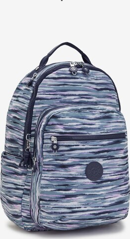 KIPLING - Mochila 'Seoul' em azul