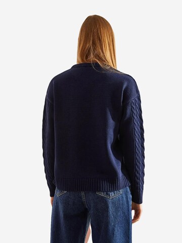 Bianco Lucci Kampsun 'Pullover', värv sinine