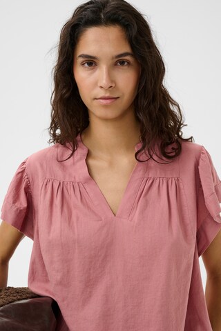 SOAKED IN LUXURY Blouse 'SLAria' in Roze