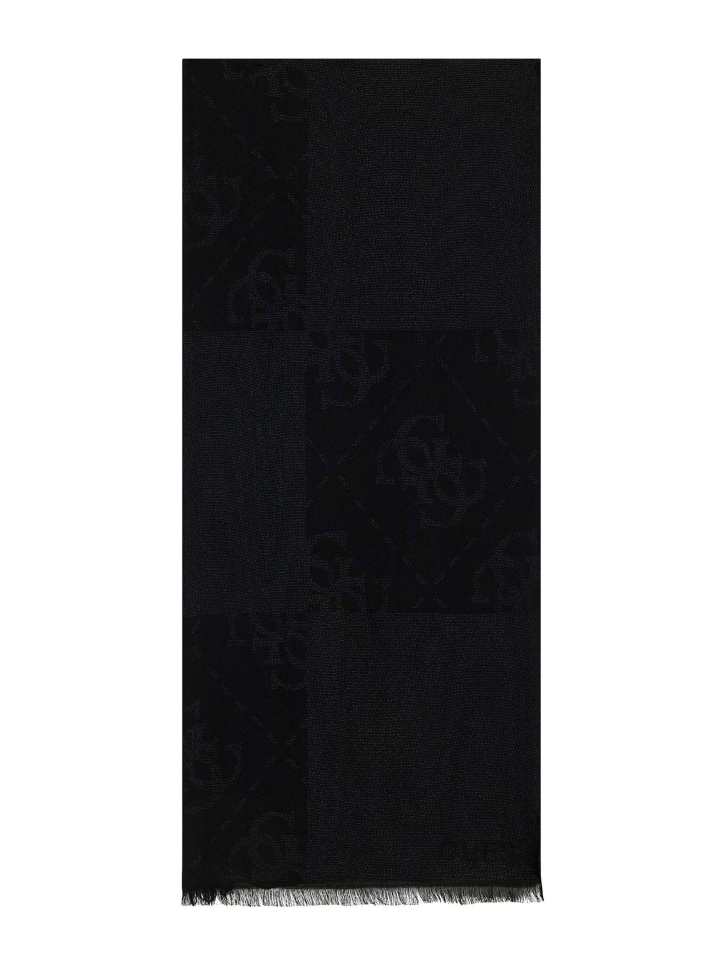 Sciarpa di GUESS in nero: frontale