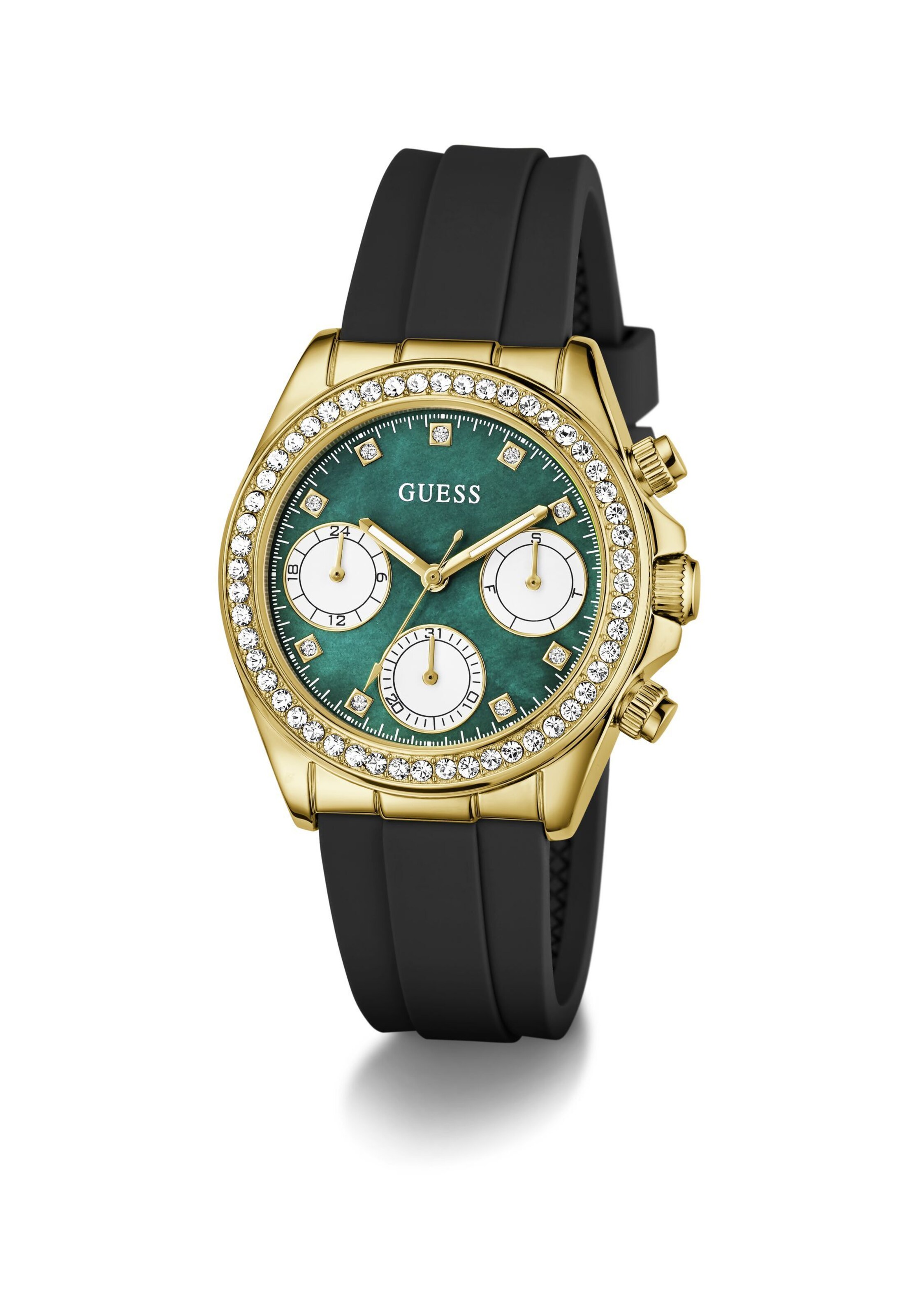 GUESS Analogt ur 'Victoria' i sort