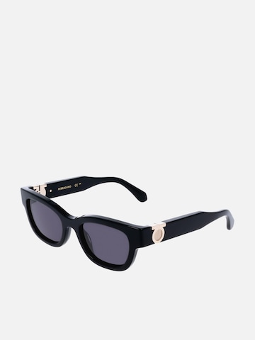 FERRAGAMO Sonnenbrille‌‌‌‌‌‌‌ in Schwarz: Vorderseite